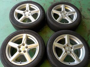 HS17021 ＡＧＡ ５Ｓ クラウン カムリ マークＸ 等 ミシュラン 215/55R17 付き ７Ｊ +４０ ＰＣＤ１１４．３