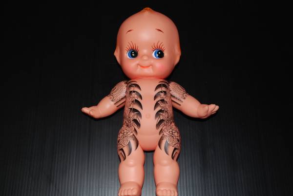 大江戸桜刺青キューピー人形 龍/虎 (28㎝) | JChere雅虎拍卖代购