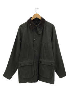 Barbour◆SL BEDALE WOOL CHECK WAXED GRAYジャケット/40/ウール/カーキ/総柄/130223