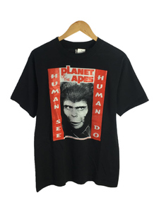 猿の惑星/PLANET OF THE APES/90s/Tシャツ/M/コットン/ブラック//半袖 ムービーTシャツ