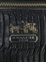 COACH◆15942/コーチ/マディソンギャザード/ショルダーバッグ/鞄/ネイビー_画像5