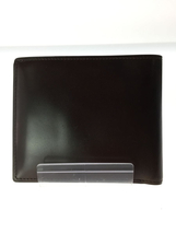 土屋鞄◆コードバン/2つ折り財布/レザー/ブラウン_画像2