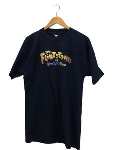 FLINTSTONES/00年コピーライト/パキ綿/Tシャツ/XL/コットン/NVY/プリント