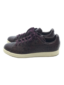 adidas◆STAN SMITH/スタンスミス/クロコ型押し/ローカットスニーカー/26.5cm/ボルドー/BZ0454