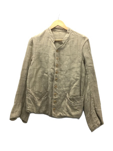 ANATOMICA◆DOLMAN JACKET/ジャケット/チェック/リネン/ベージュ