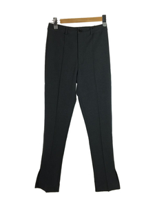 CLANE◆TIGHT BELL BOTTOM PANTS/ブーツカットパンツ/1/ポリエステル/GRY//ベルボトム