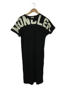 MONCLER◆半袖ワンピース/XS/コットン/BLK