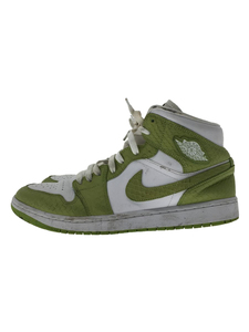 NIKE◆ハイカットスニーカー/29cm/グリーン/WMNS Air Jordan 1 Mid SE