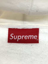 Supreme◆reflective hooded sweatshirt/パーカー/XL/コットン/ホワイト_画像3