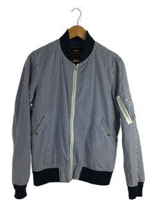 ALPHA INDUSTRIES◆フライトジャケット/M/-/TA1002-204/LIGHT MA-1 STRIPE