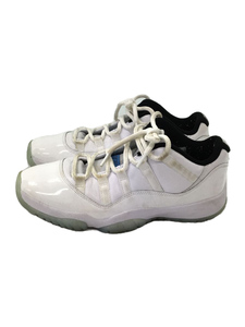 NIKE◆AIR JORDAN 11 RETRO LOW_エアジョーダン 11 レトロ ロー/26cm/WHT