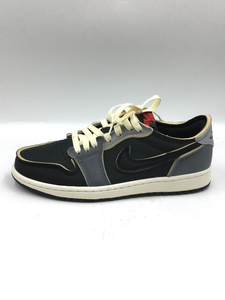 NIKE◆ナイキ/ローカットスニーカー/26cm/BLK/ナイロン/DV0982-006/AIR JOURDAN 1 RETRO