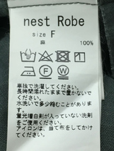 nest Robe◆長袖ワンピース/FREE/リネン/KHK/無地/01193-1302_画像4