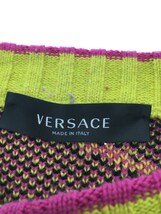 VERSACE◆使用感有/セーター(厚手)/46/ウール/YLW/1a01764_画像3