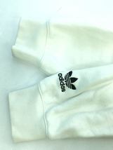 adidas◆アディダス/パーカー/M/コットン/ホワイト/BIG TREFOIL HOODIE/FM9909_画像5