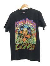 GIANT◆Tシャツ/L/コットン/BLK/無地/93年/Lenny Kravitz_画像1