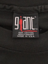 GIANT◆Tシャツ/L/コットン/BLK/無地/93年/Lenny Kravitz_画像3