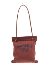 HERMES◆Aline MM/アリーヌ/トートバッグ/キャンバス/BRD/068487CKAB_画像1