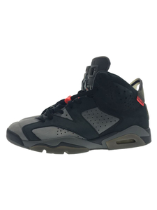 NIKE◆AIR JORDAN 6 RETRO PSG/エアジョーダンレトロ/ブラック/CK1229-001/29.5cm/