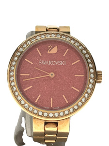Swarovski◆クォーツ腕時計/アナログ/PNK/GLD/5182250