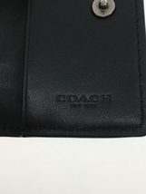 COACH◆キーケース/レザー/BLK/総柄/メンズ/F76986_画像3