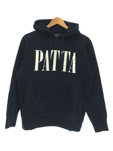 Patta◆ロゴプリント/パーカー/M/コットン/NVY/プリント