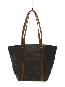 LOUIS VUITTON◆サック・ショッピング_モノグラム_BRW/PVC/BRW