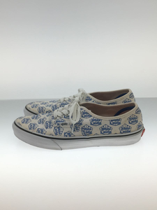 VANS◆ローカットスニーカー/26.5cm/WHT/キャンバス/AUTHENTIC/Supreme