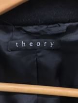 theory◆コート/40/ウール/BLK/ブラック/無地/カシミヤ混_画像3