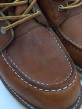 RED WING◆レースアップブーツ/UK8/BRW/レザー_画像7