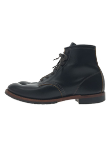 RED WING◆Beck man FLAT BOX/レースアップブーツ/US9.5/BLK/レザー/9060