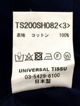 UNIVERSAL TISSU◆トレンチコート/FREE/コットン/NVY/無地/ts200sh082_画像4