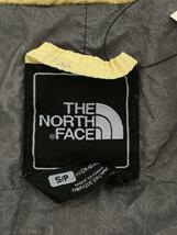 THE NORTH FACE◆ダウンジャケット/-/ナイロン/YLW/ロゴ汚れ有_画像3