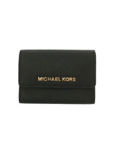 MICHAEL KORS◆カードケース/レザー/BLK/レディース/32f3gtvp2l