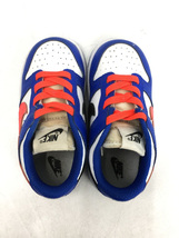 NIKE◆キッズ靴/13cm/スニーカー/BLU/DUNK LOW/CW1589-104_画像3