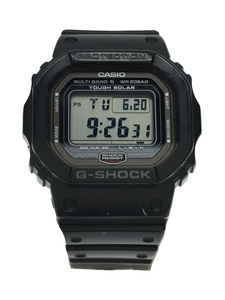 CASIO◆ソーラー腕時計・G-SHOCK/デジタル/黒/ブラック/※小傷有