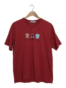 CHAPS RALPH LAUREN◆Tシャツ/日登美/90s/LL/コットン/RED/