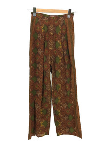 TODAYFUL◆20SS/African Print Pants/ワイドパンツ/38/コットン/BRW/総柄/12010710