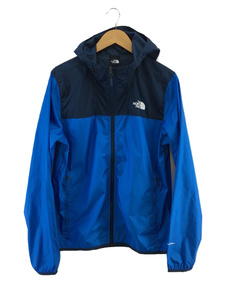 THE NORTH FACE◆CYCLONE 2 HOODIE/ナイロンジャケット/S/ナイロン/BLU/無地/NF0A2VD9