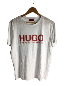 HUGO BOSS◆Tシャツ/M/コットン/WHT