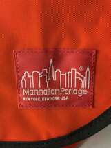 Manhattan Portage◆ショルダーバッグ/-/オレンジ/無地_画像5