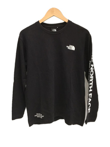 THE NORTH FACE◆L/S TESTED PROVEN TEE_ロングスリーブテステッドプルーブンティー/S/コットン/BLK/