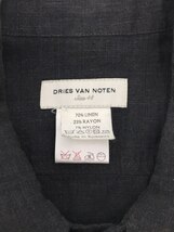 DRIES VAN NOTEN◆ジャケット/48/リネン/750920-02-04/ドリスヴァンノッテン_画像3