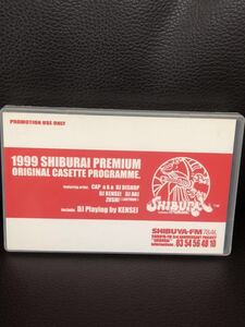 CD付 MIXTAPE DJ KENSEI SHIBUYA FM 1999 SHIBURAI PREMIUM ORIGINAL CASSETTE TAPE★MURO KIYO KOCO KENTA CYPHER RADIO hip hop