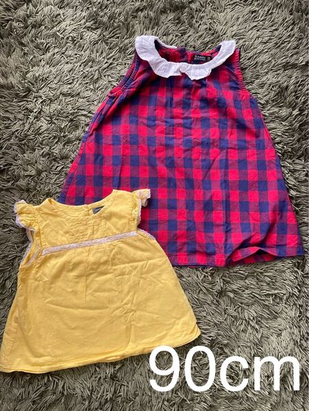 【babyGAP】futafuta 90cm チュニック トップス ノースリーブ