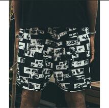 CRIMIE JIMMY'Z×THE CRIMIE モノアイズ ボードショーツ (ブラック×ホワイト) / JIMMY'Z×THE CRIMIE MONO EYES BOARD SHORTS_画像3