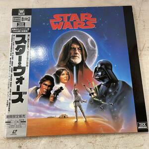 2451 LD/ laser disk movie Star * War zSTAR WARS / obi attaching / 2 sheets set / PILF-2076