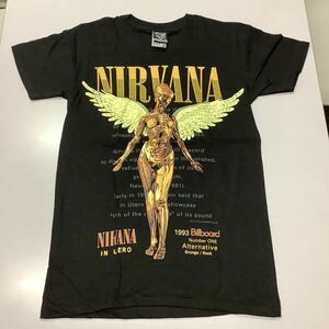 SR7A3. バンドTシャツ Sサイズ　NIRVANA ⑨ ニルヴァーナ　ニルバーナ