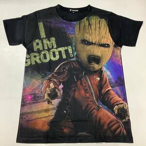 SR12S2. デザインTシャツ Sサイズ　Guardians of the Galaxy 29 ガーディアンズオブギャラクシー　GROOT グルート　半袖Tシャツ