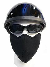 SR3E1. MASCA mask マスカ　ハーフフェイスマスク ⑤ スカル_画像6